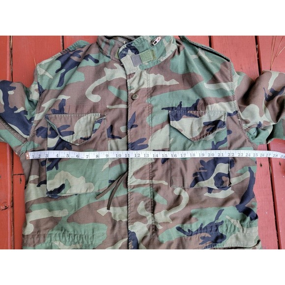 Vintage LAKEVIEW SPORTSWEAR Military CAMO Field Jacket Men's XL Insulated - Picture 2 of 16